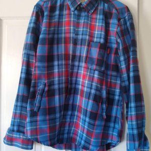 RSVLTS Flannel with pockets Medium Blue